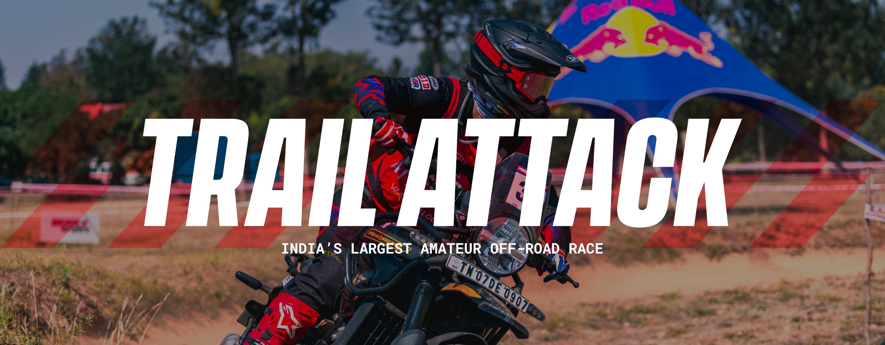 Conceptualised and organised by BigRock, Trail Attack is India’s largest amateur off-road motorcycle race held annually at BigRock Dirt Park’s training facility in Huthur Kolar Karnataka